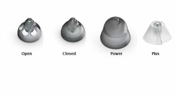 differences-among-open-closed-and-power-hearing-aid-domes