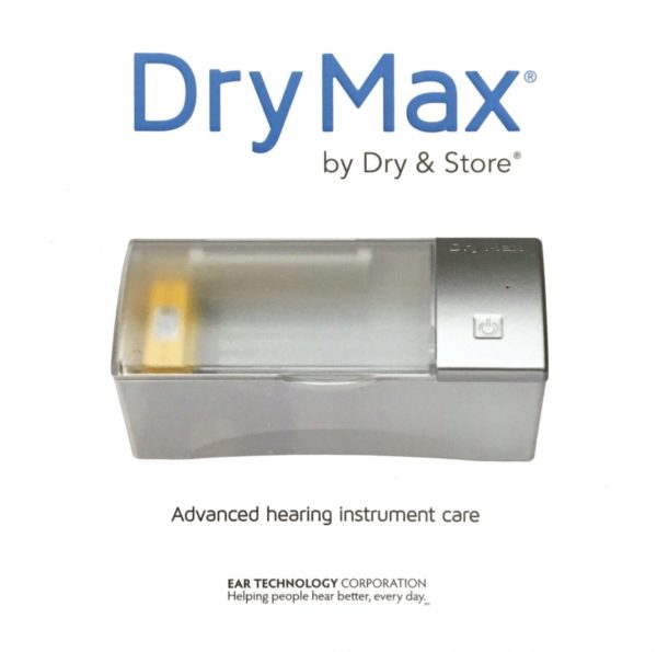 DryMax hearing aid dryer by Dry and Store.