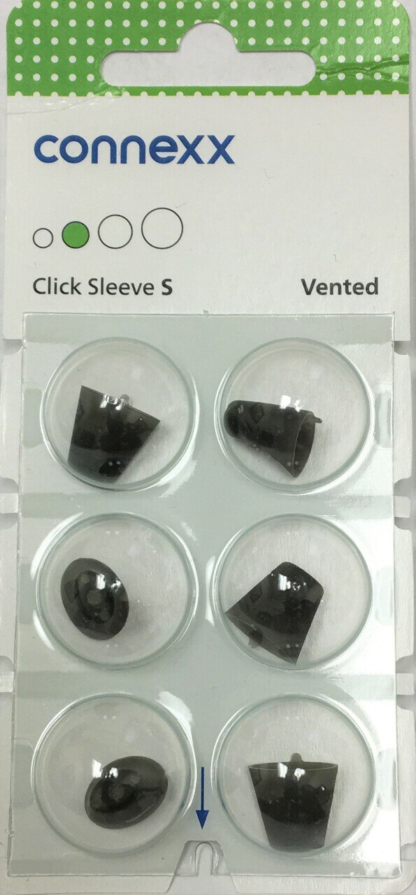 TruHearing (Signia) Click Sleeve Vented Connexx Style - Taylor Hearing  Centers
